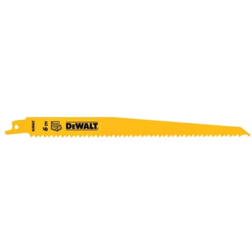 Lame Scie Sabre BIM Plungepoint DEWALT Pour Coupe Bois 228 Mm - DT2349-QZ -Pro Outils Soldes dt2349 1